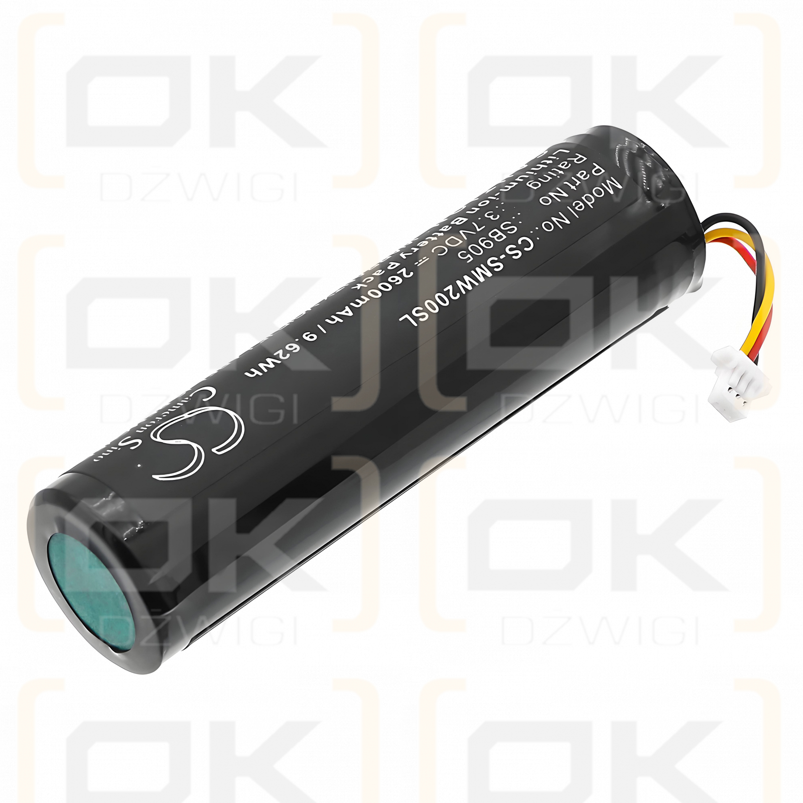 Shure MXW2 Handheld Transmitter / 95A35233 2600mAh Li-ion 3.7V (Cameron Sino)