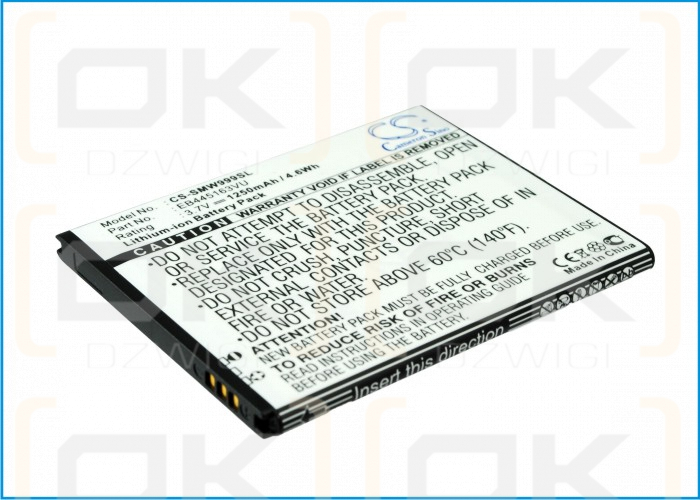 Samsung GT-S7530E / EB445163VU 1250 mAh Li-Ion 3,7 V (Cameron Sino)