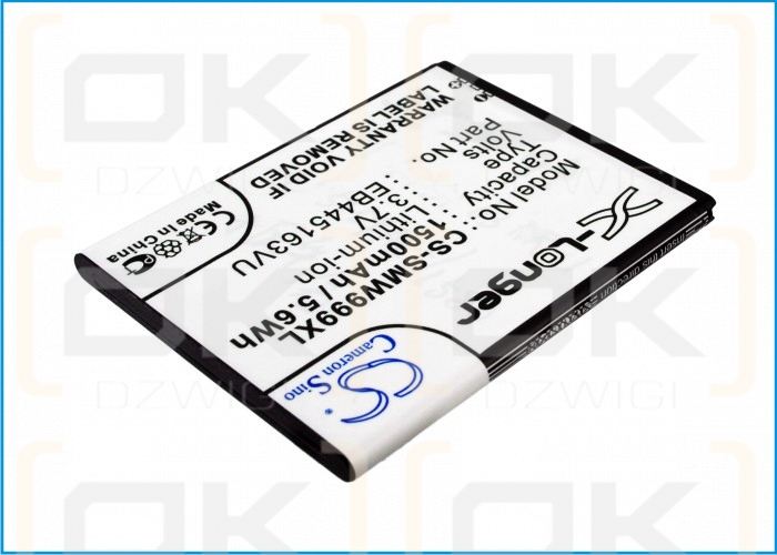 Samsung GT-S7530E / EB445163VU 1500 mAh Li-Ion 3,7 V (Cameron Sino)