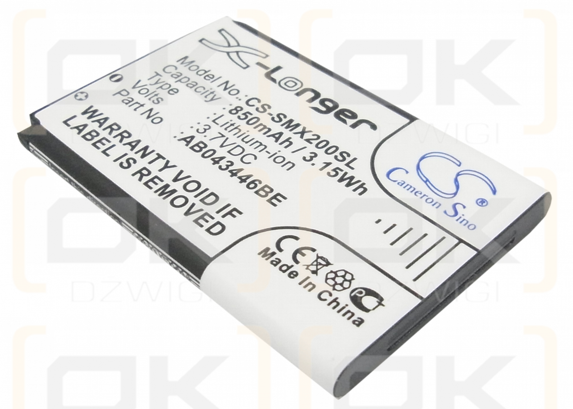 Samsung SPH-M305 / BST3108BE 850 mAh Li-Ion 3,7 V (Cameron Sino)