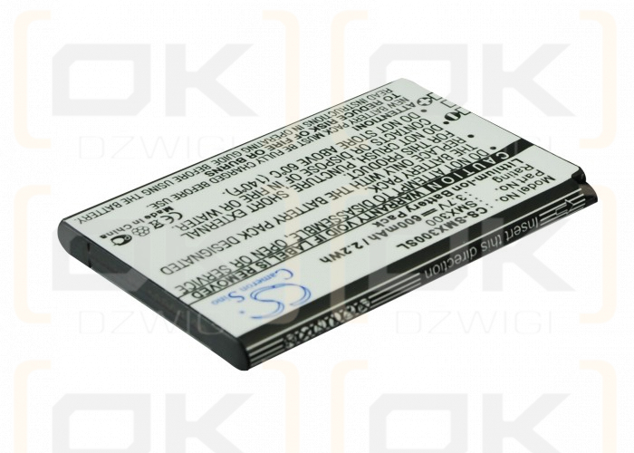 Samsung X300 600mAh Li-Ion 3.7V (Cameron Sino)