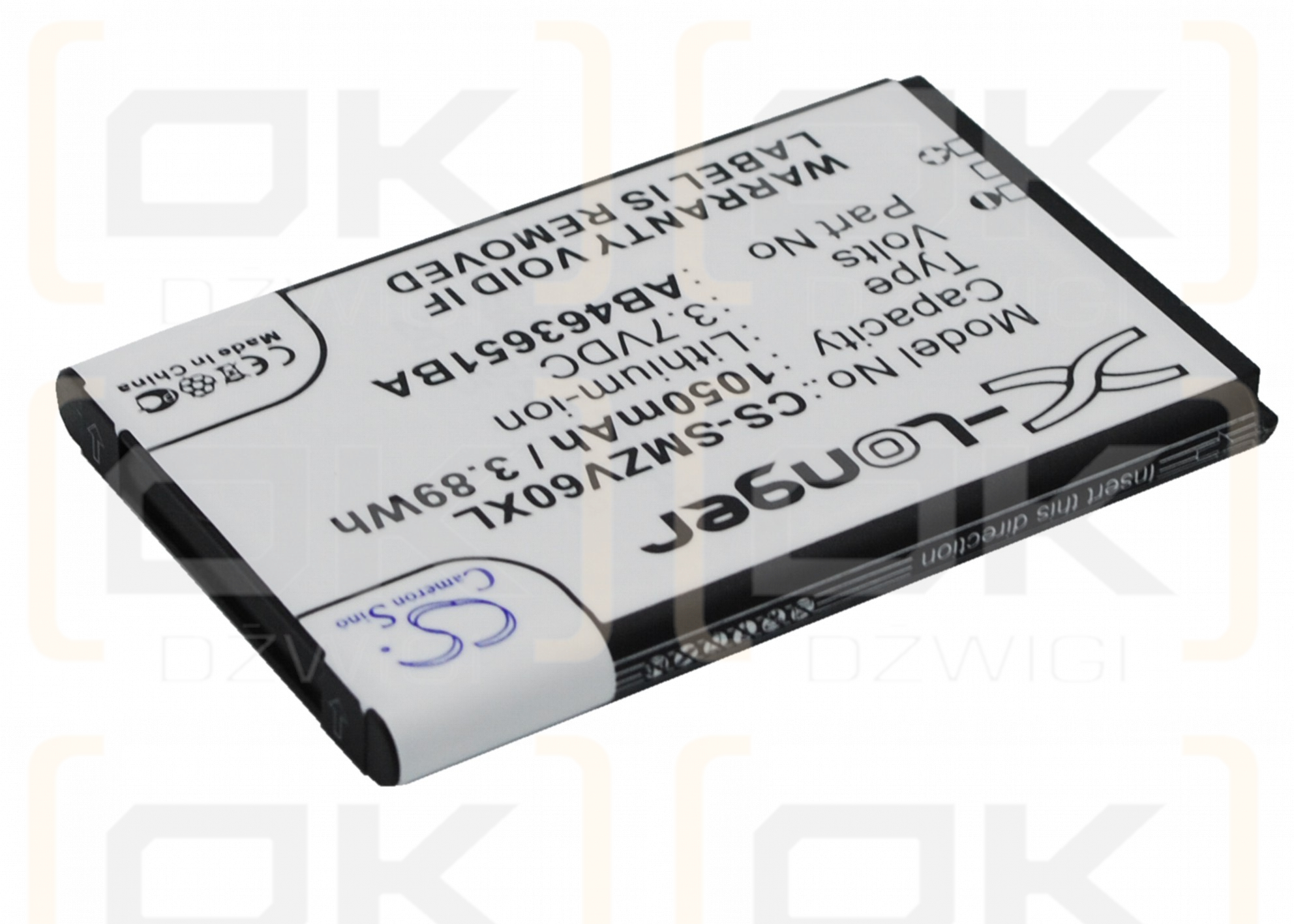 Samsung Sunburst A697 / AB46365UG 1050 mAh Li-ion 3.7 V (Cameron Sino)