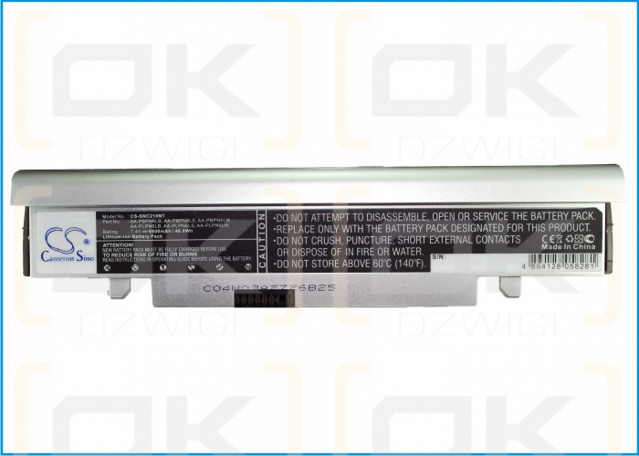 Samsung NC210 / AA-PBPN6LB 6600 mAh Li-ion 7.4 V (Cameron Sino)