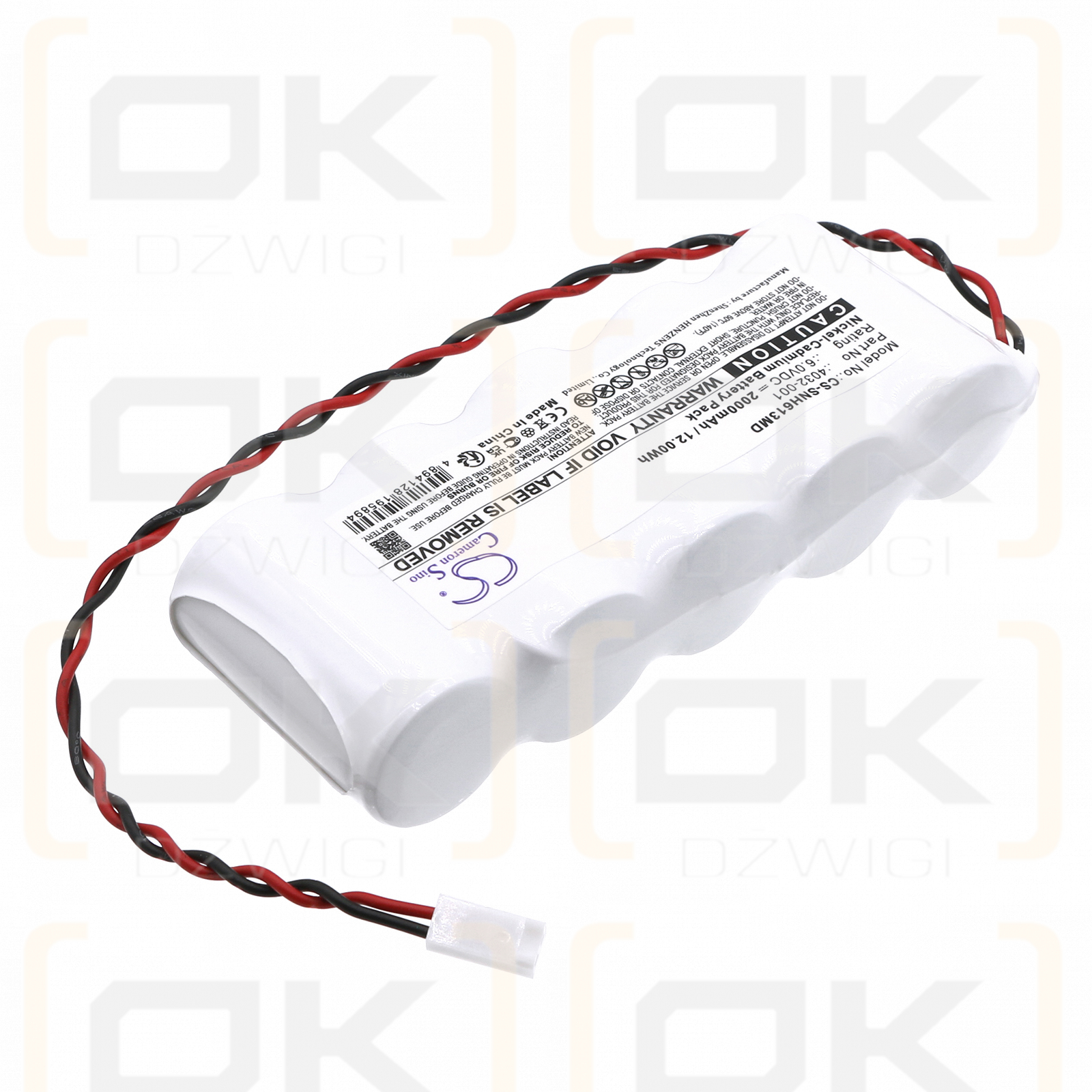 NONIN / 4032-001 2000mAh Ni-CD 6.0V (Cameron Sino)