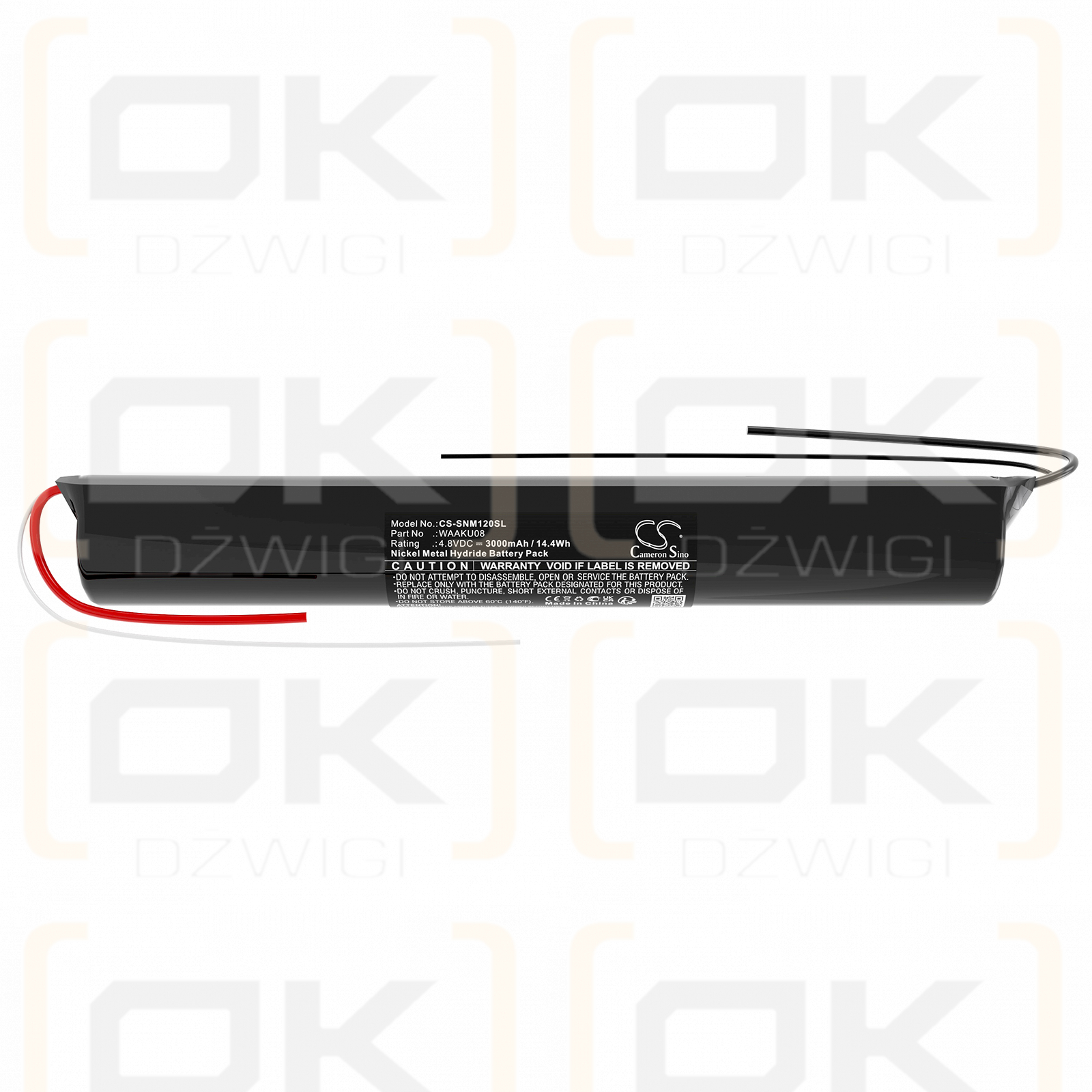 Sonel MRU-120 Earth resistance / WAAKU08 3000mAh Ni-MH 4.8V (Cameron Sino)