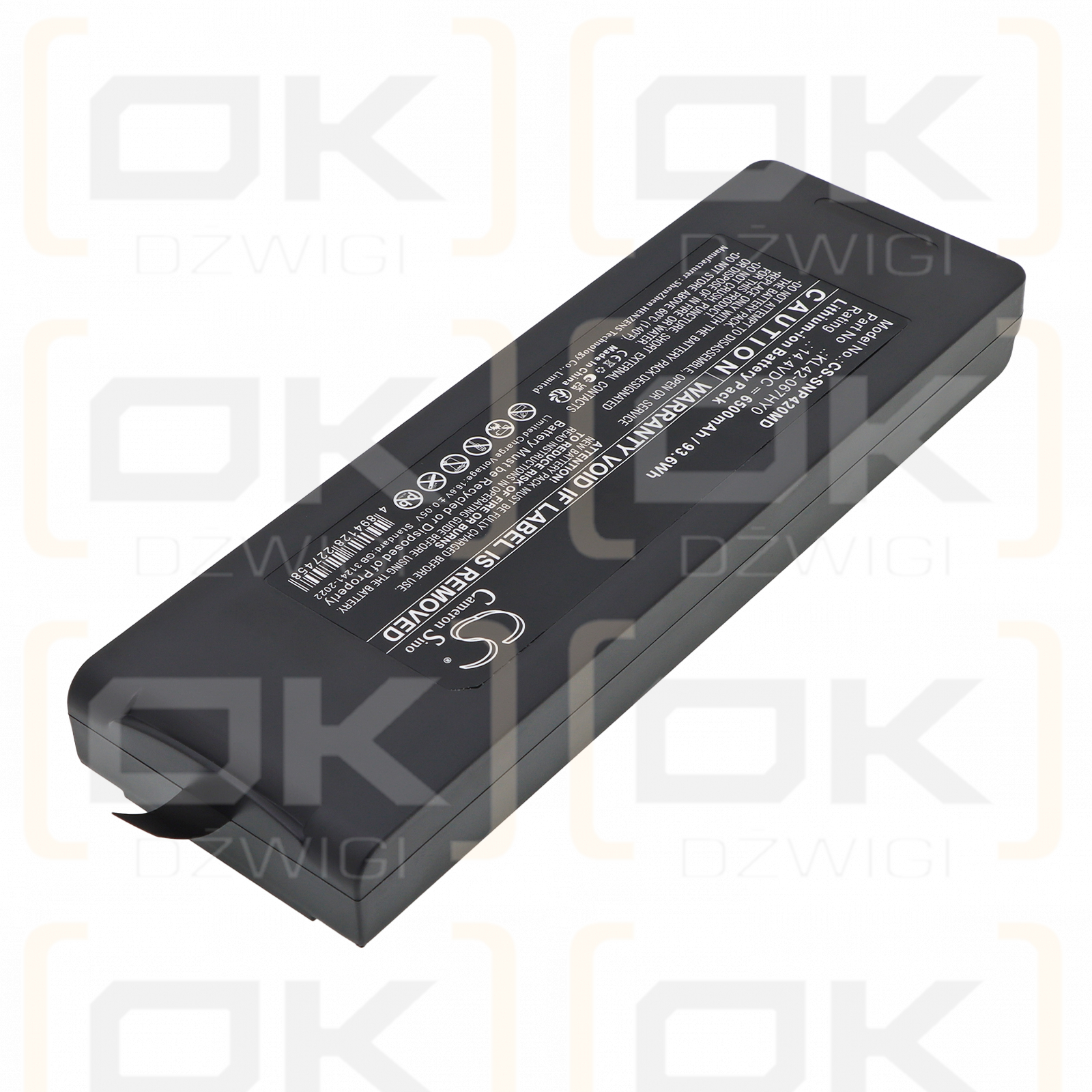 Ersatzakku für SonoScape / KL42-067HY0 6500 mAh Li-Ion 14,4 V (Cameron Sino)
