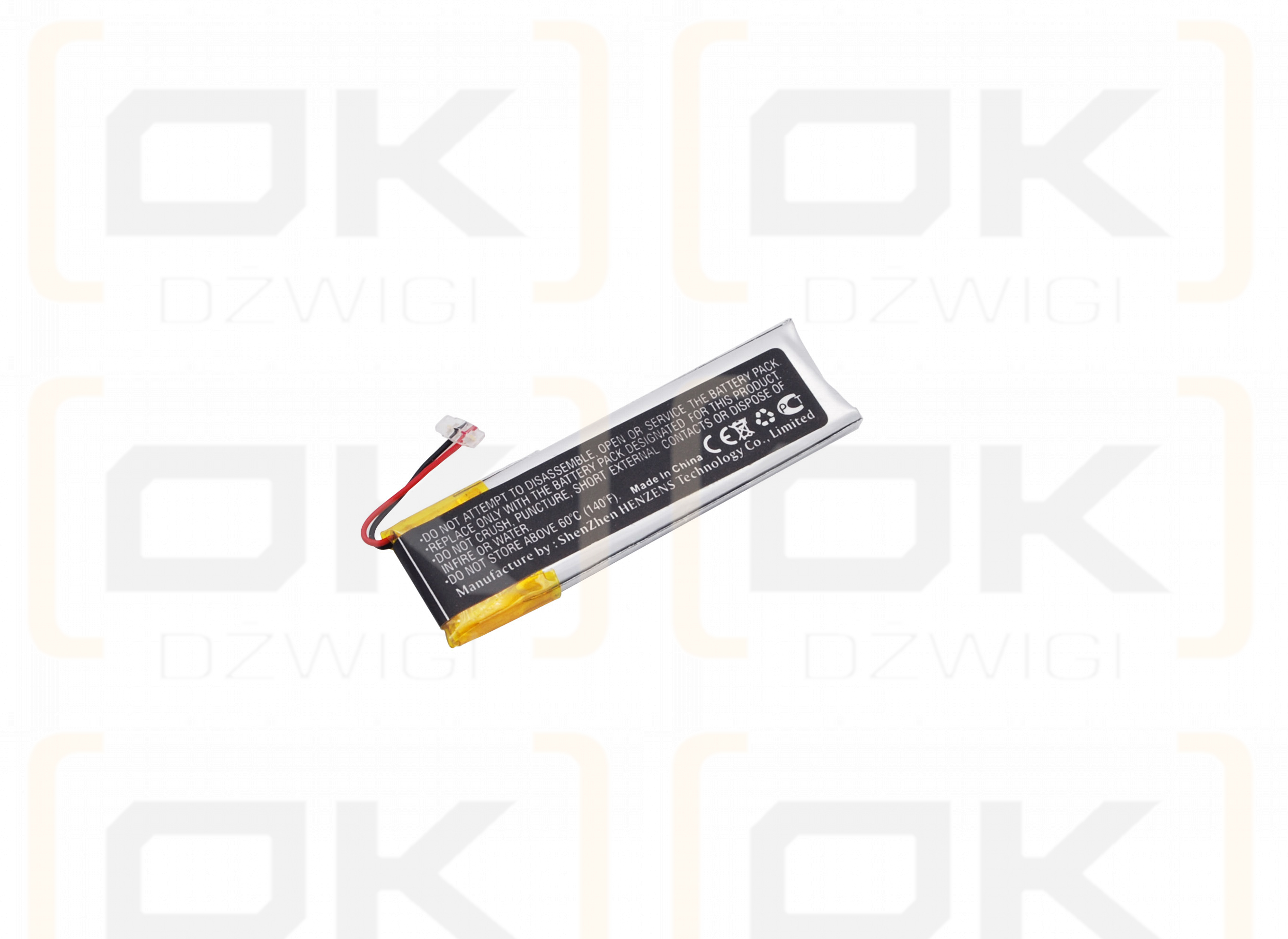 Sony NW-S205F / 1ICP3/10/48 1S1P 100 mAh Li-Polymer 3.7 V (Cameron Sino)