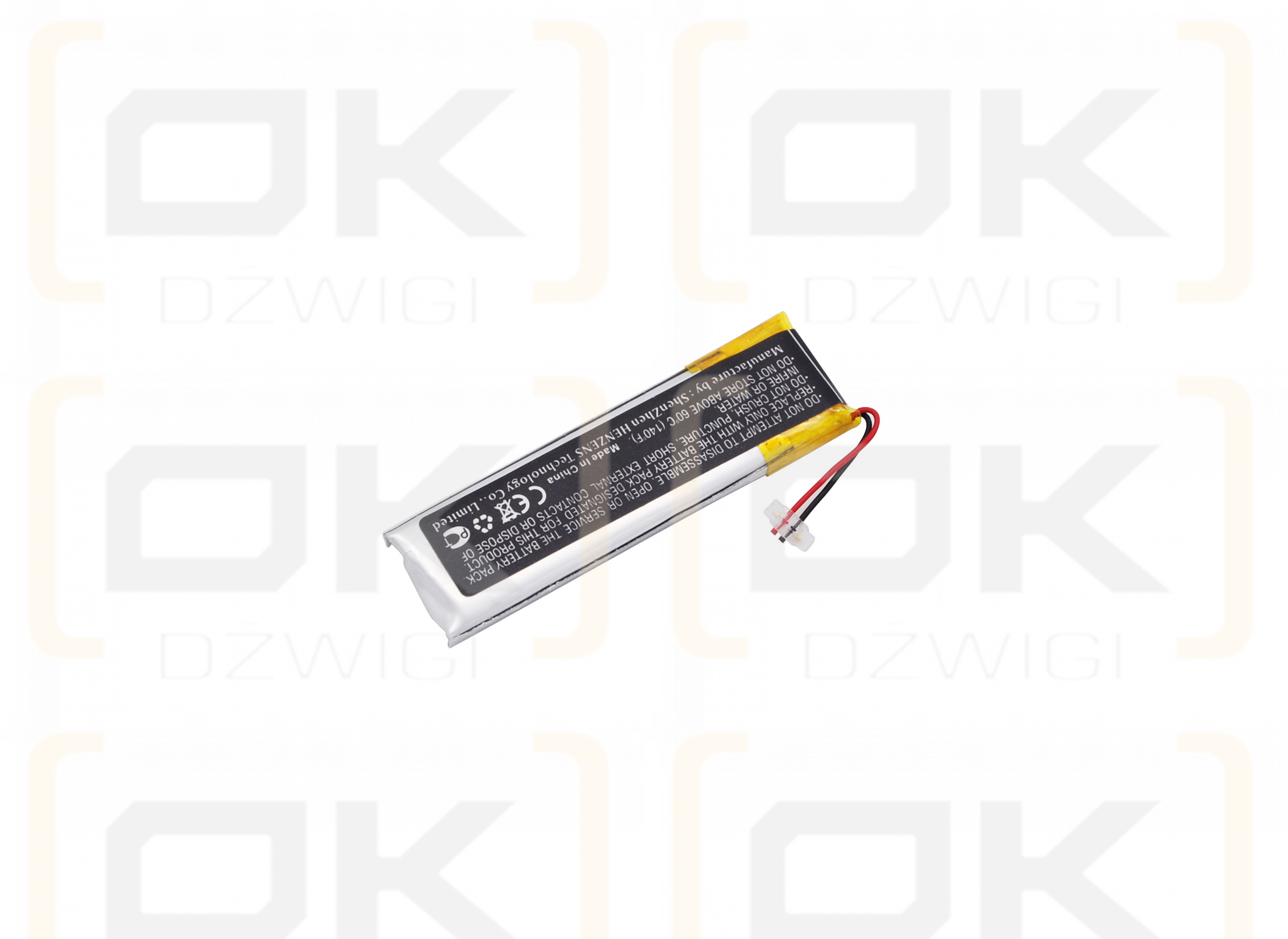 Sony NW-S205F / 1ICP3/10/48 1S1P 100 mAh Li-Polymer 3.7 V (Cameron Sino)