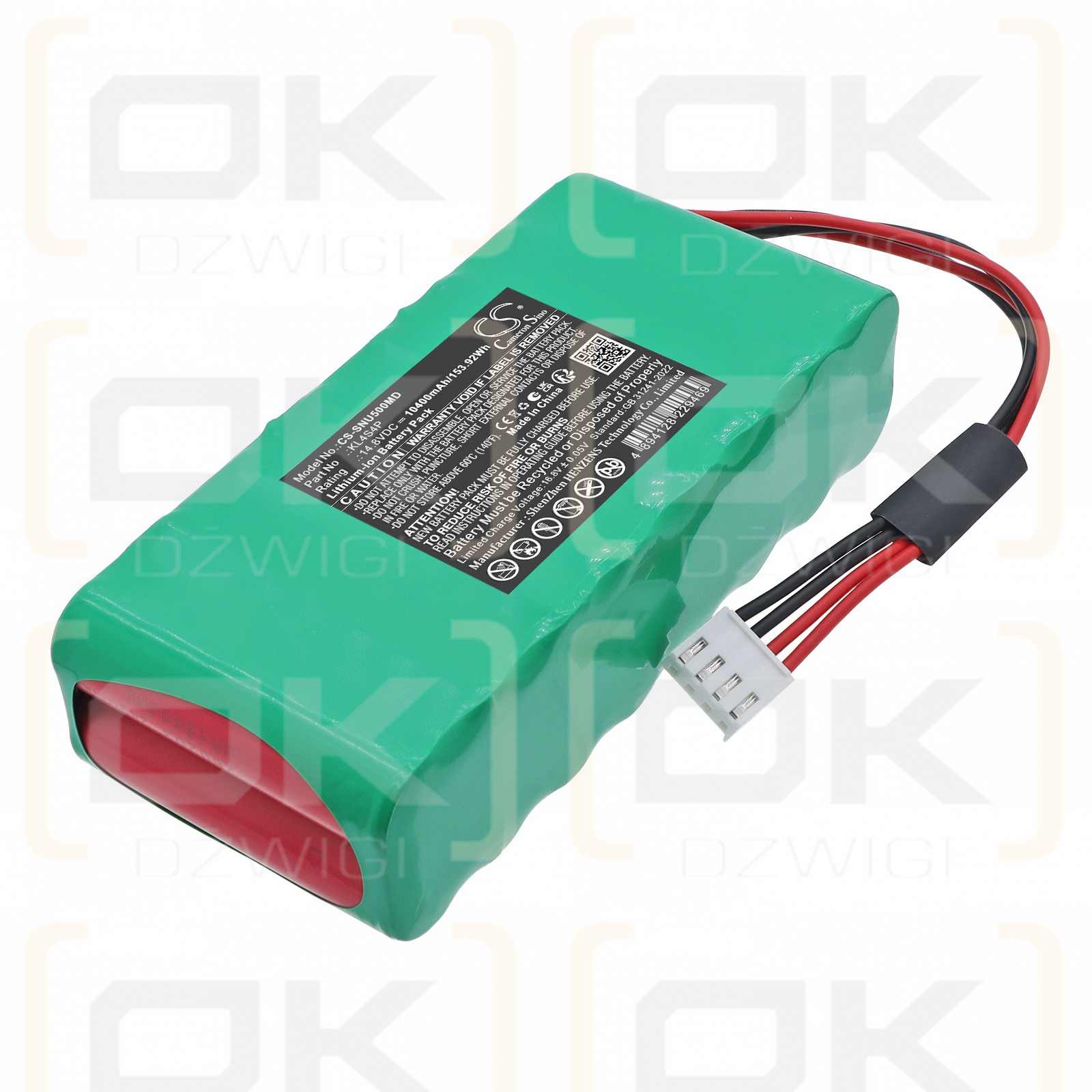 Сменный аккумулятор для SonoScape MySonoU5 / BT-14.4V-5.2A 10400 мАч Li-ion 14.8 В (Cameron Sino)