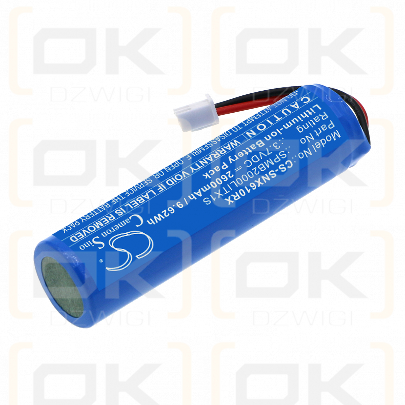 Spektrum Sender NX8 / SPMB2000LITX1S 2600mAh Li-Ion 3,7V (Cameron Sino)