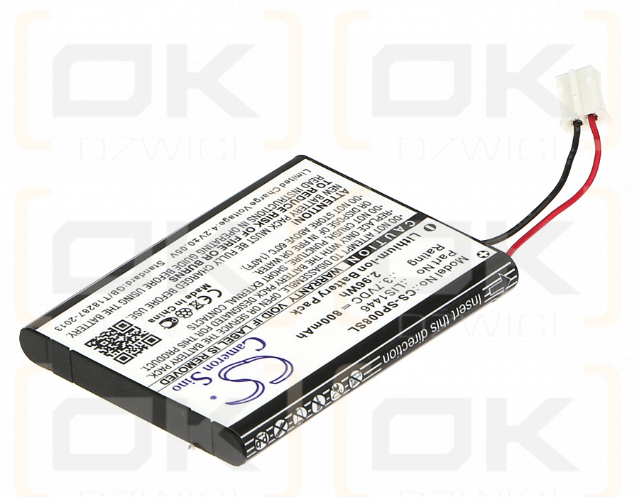 Sony CECHZK1GB / LIS1446 800 mAh Li-Ion 3,7 V (Cameron Sino)