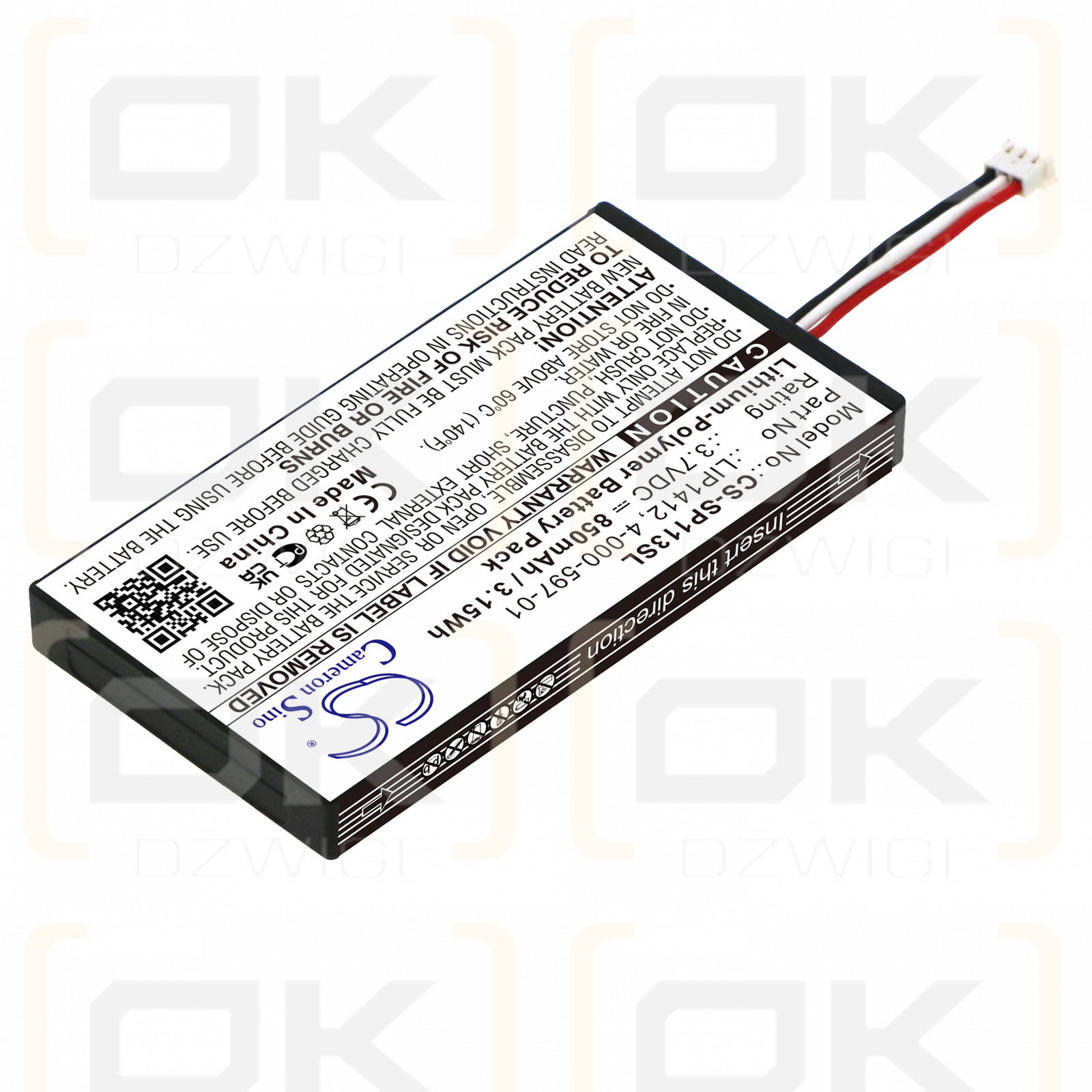 Sony PSP-N100 / LIP1412 850 mAh Li-Polymer 3,7 V (Cameron Sino)