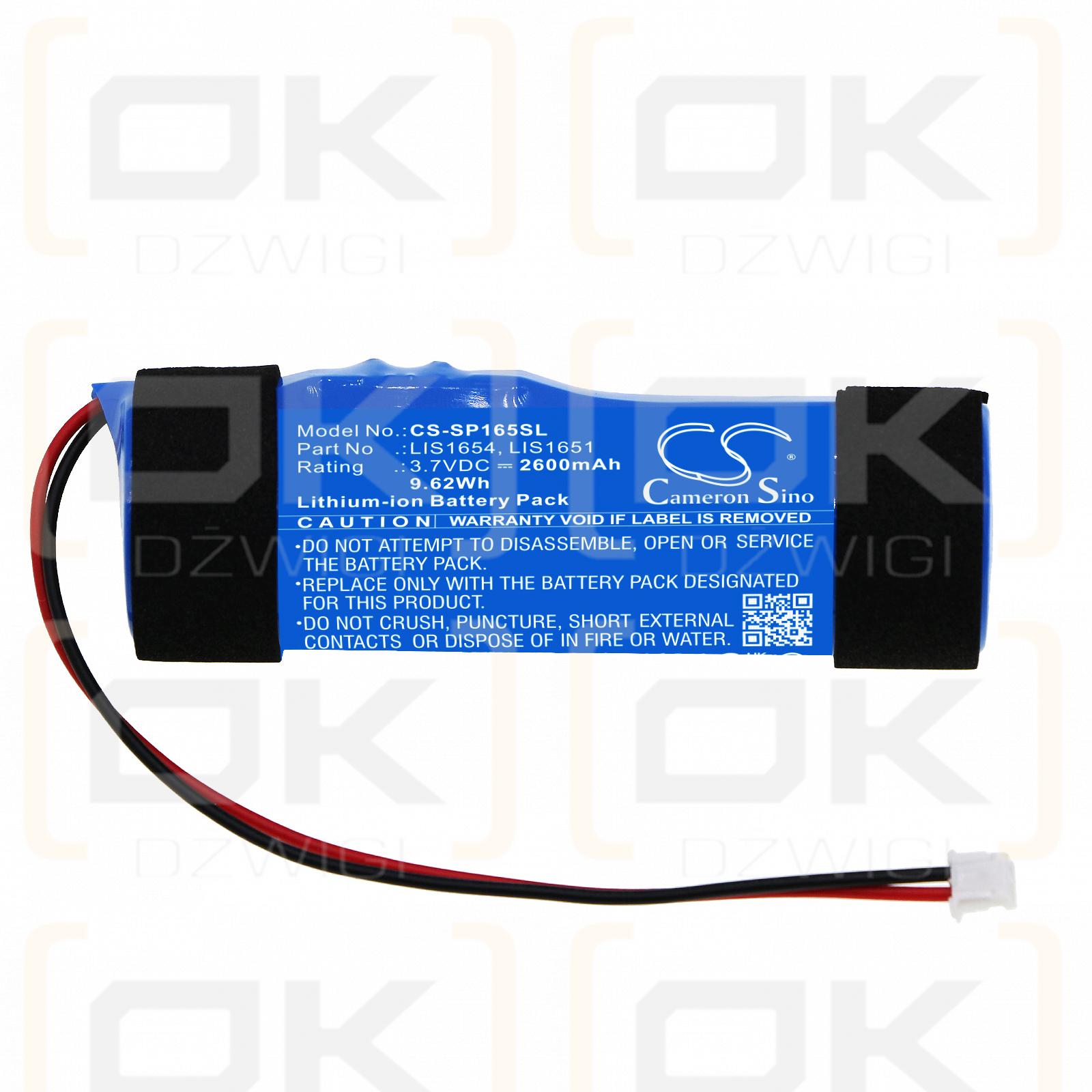 Sony PlayStation PS4 Move Motion Controller Version 2 / LIS1654 2600 mAh Li-Ion 3,7 V (Cameron Sino)