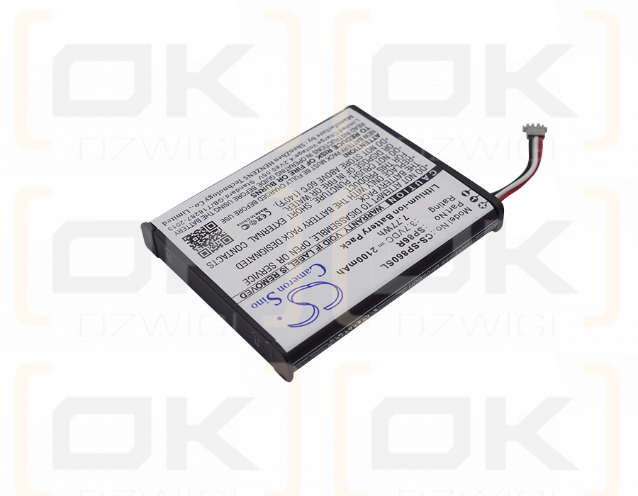 Sony PCH-2007 / SP86R 2100 mAh Li-Ion 3,7 V (Cameron Sino)