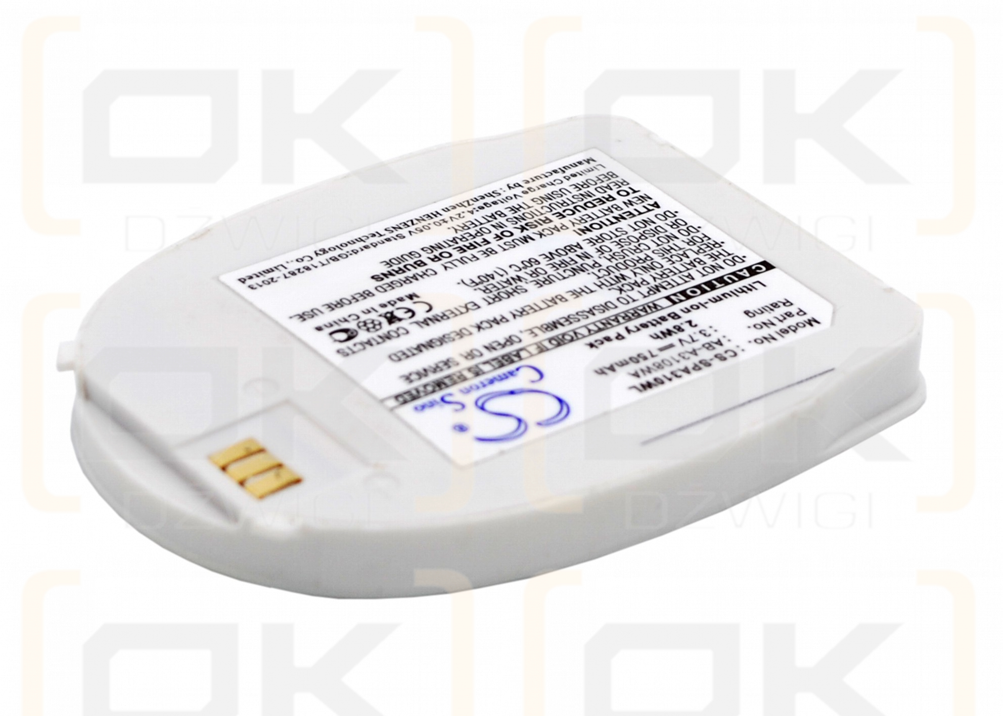 Samsung SPH-A310 / AB-A3108WA 750 mAh Li-Ion 3,7 V (Cameron Sino)