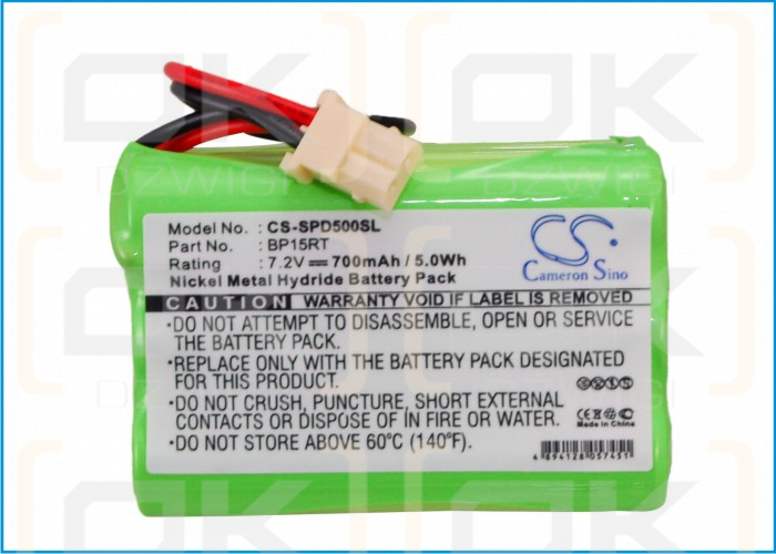 Transmisor Dogtra 1202NCP / BP15RT 700mAh Ni-MH 7.2V (Cameron Sino)