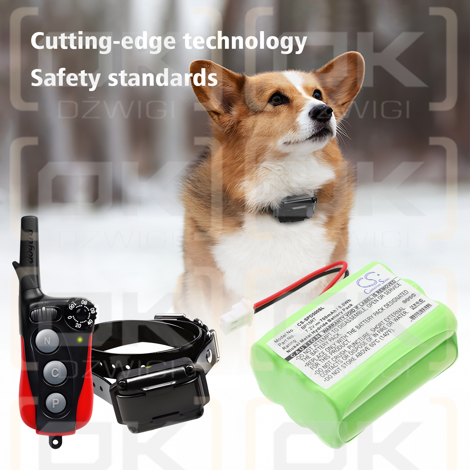 Передатчик Dogtra 1202NCP / BP15RT, 700 мАч, Ni-MH, 7,2 В (Cameron Sino)