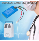 Ersatzakku für AirSep FreeSthle 5 Oxyegn / AS077 5200 mAh LiFePO4 14,4 V (Cameron Sino)