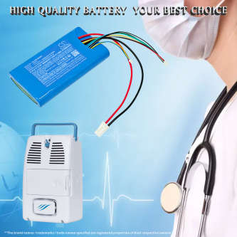 Ersatzakku für AirSep FreeSthle 5 Oxyegn / AS077 5200 mAh LiFePO4 14,4 V (Cameron Sino)