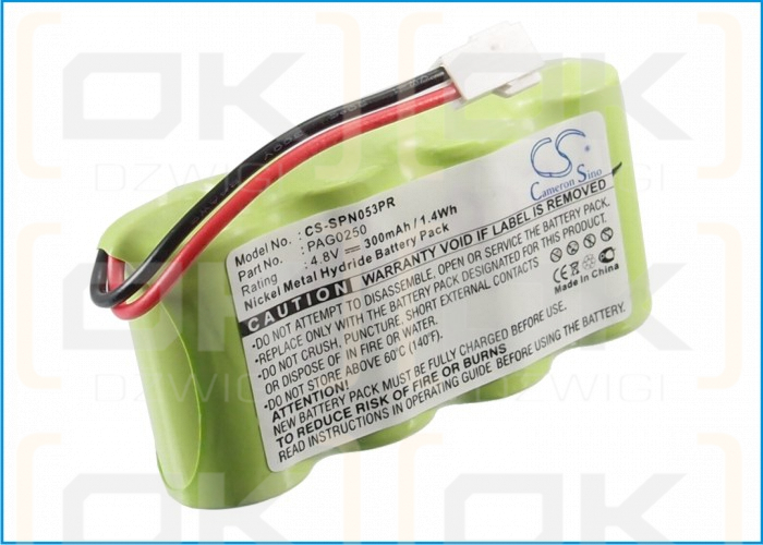 Buscapersonas Signologies Perpect / PAG0250 300mAh Ni-MH 4.8V (Cameron Sino)