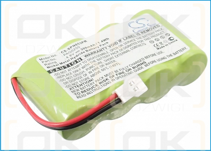 Buscapersonas Signologies Perpect / PAG0250 300mAh Ni-MH 4.8V (Cameron Sino)