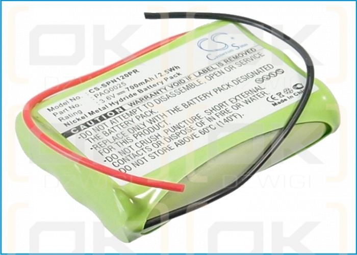 Signologies NT30AAK / PAG0025 700 mAh Ni-MH 3.6 V (Cameron Sino)
