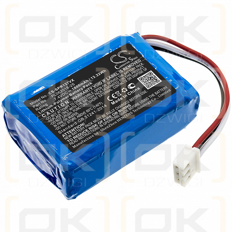 Sichler PR-127 / PL062018-2S 1800 mAh Li-Polymer 7,4 V (Cameron Sino)