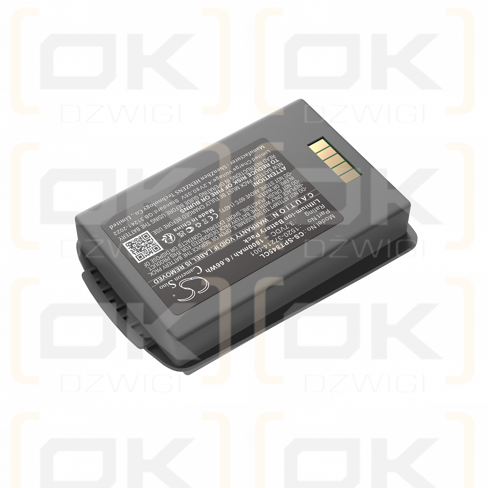 Spectralink RS657 / 1520-37214-001 1800mAh Li-polímero 3.7V (Cameron Sino)