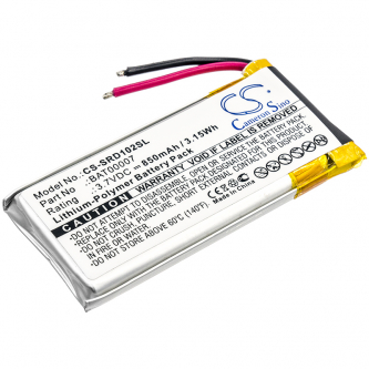 Cardo SRPT0102 / BAT00007 850mAh Li-Polímero 3.7V (Cameron Sino)