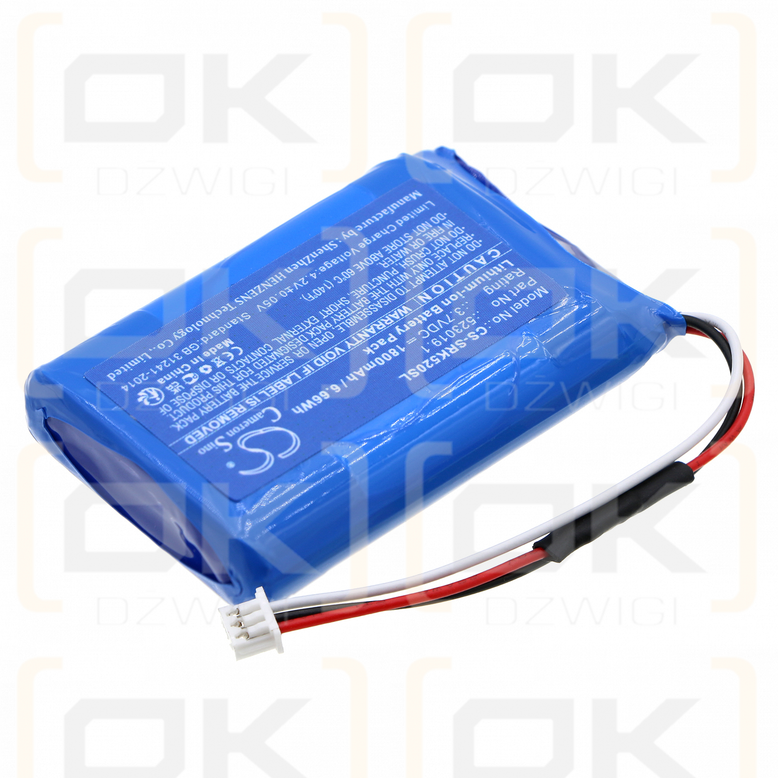 Systronik 23019 1800mAh Li-ion 3.7V (Cameron Sino)