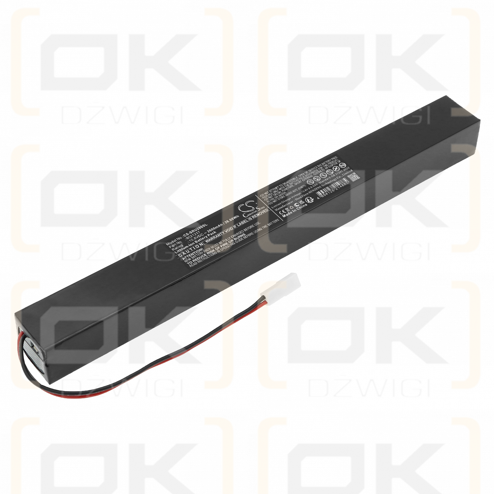 Somfy V2 Roll Up / 9021217 2600mAh Li-ion 10.8V (Cameron Sino)