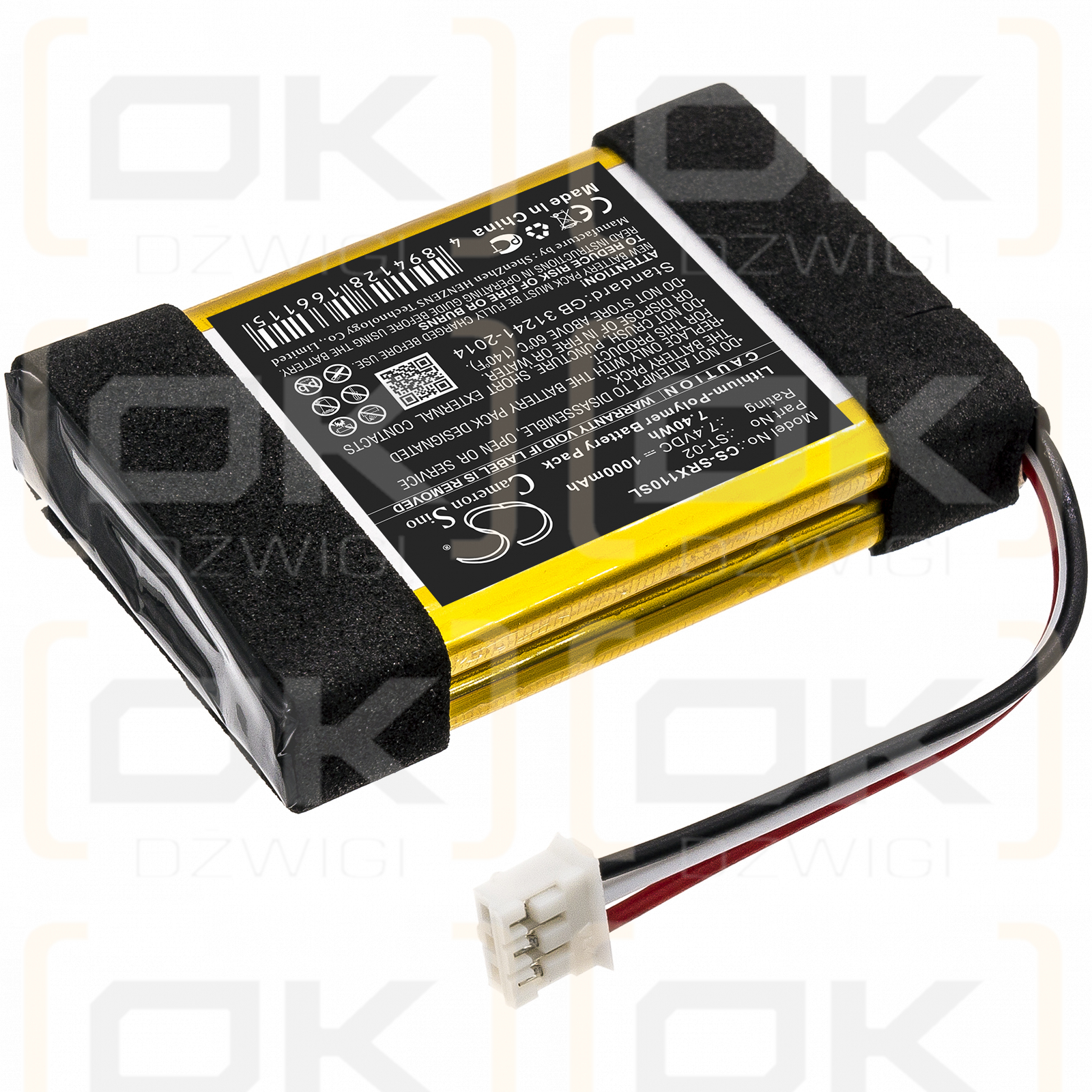 Sony SRS-X11 / ST-02 1000mAh Li-Polymer 7.4V (Cameron Sino)