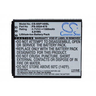 Simvalley SingleCore / PX-3524 1300 mAh Li-Ion 3,7 V (Cameron Sino)