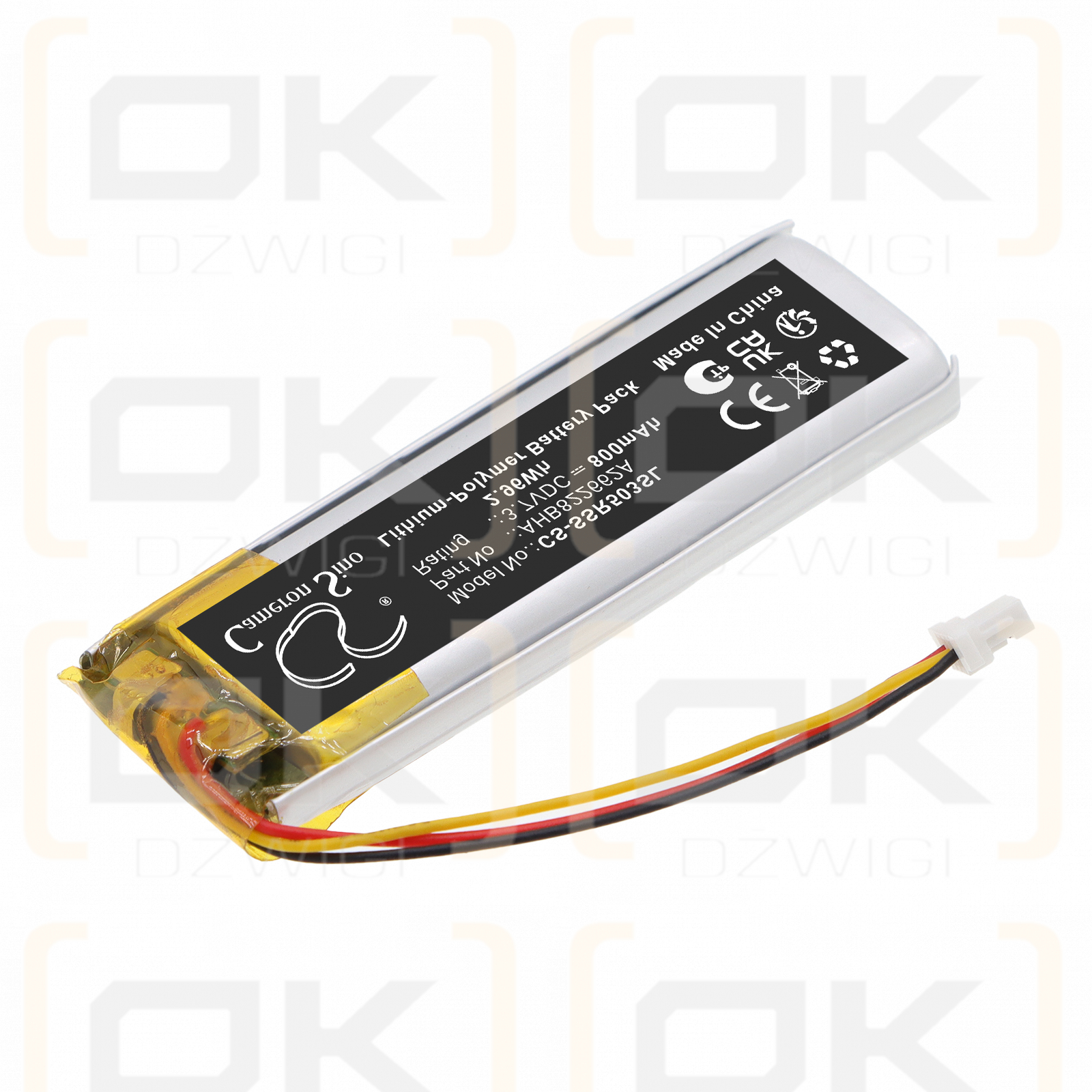 Bateria zamienna do Sena Communication System SP130 / AHB822662A 800 mAh Li-Polymer 3.7 V (Cameron Sino)