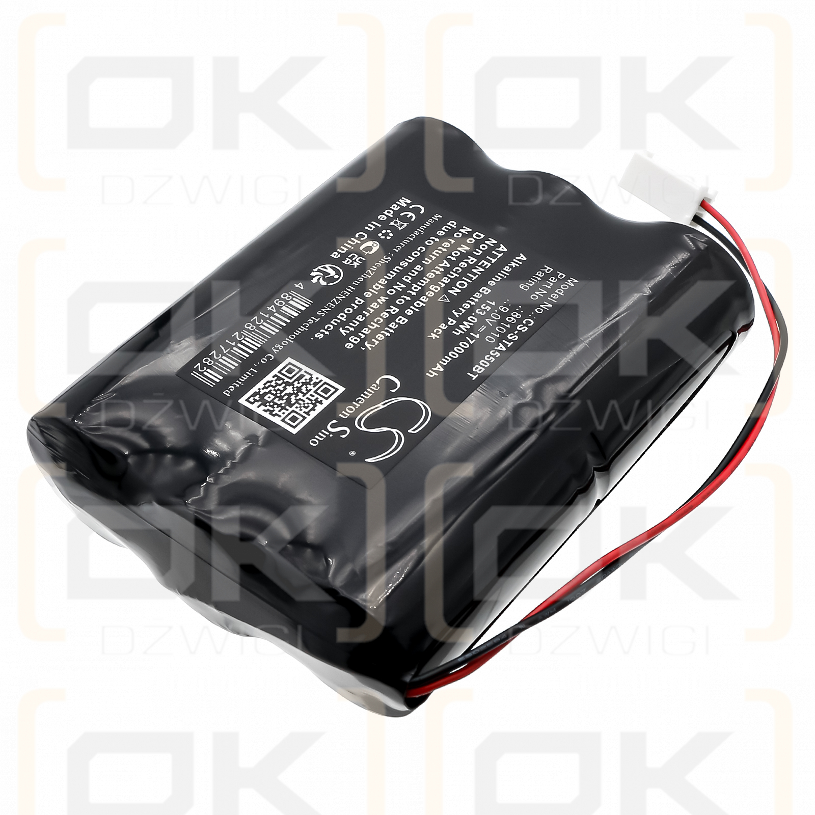 SILENTRON Alarm / 861010 17000 mAh Alkaline 9,0 V (Cameron Sino)