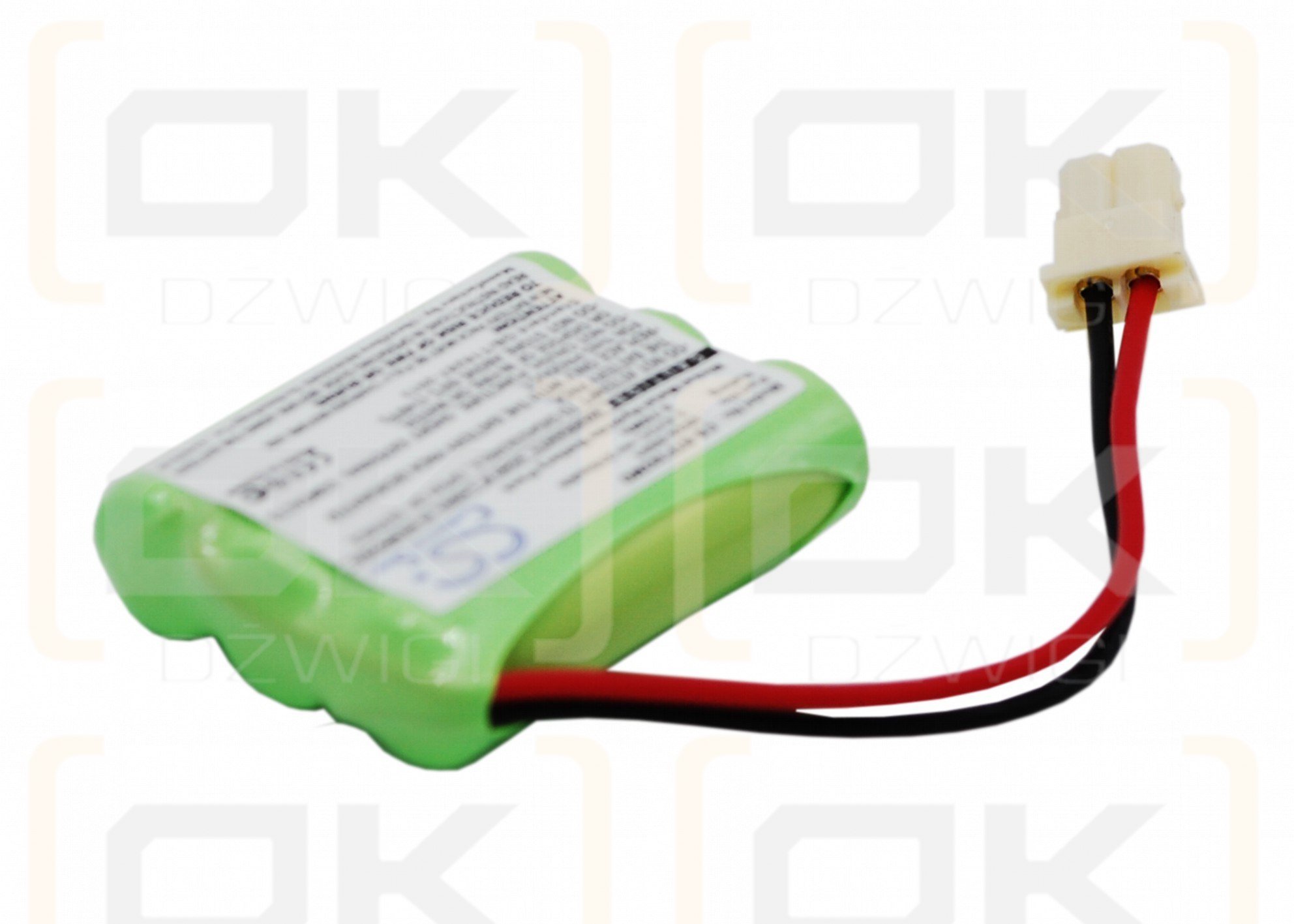 Slendertone 432300 / 3924-0001 210 mAh Ni-MH 3,6 V (Cameron Sino)