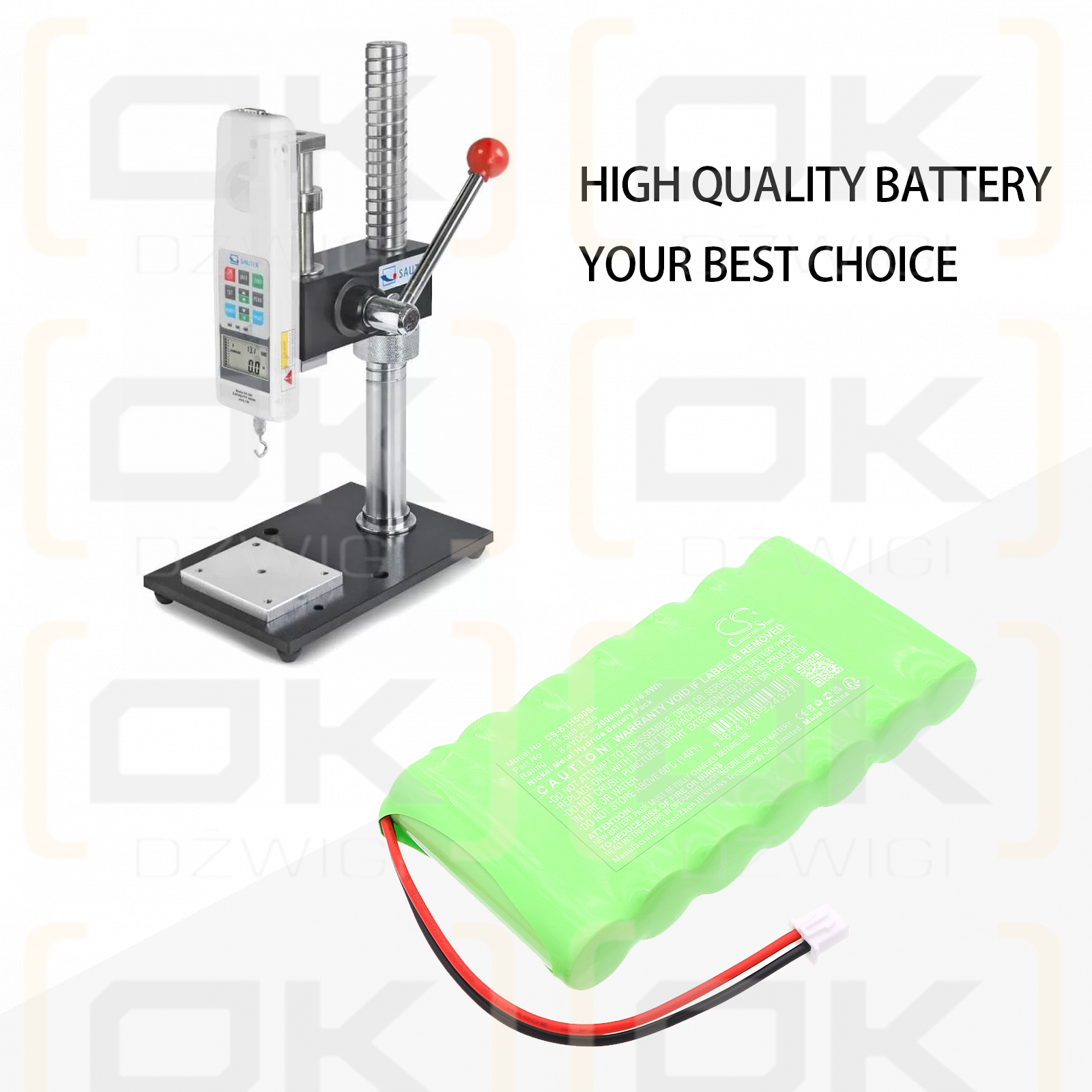 Sauter FH500 / 43.889.0485 2000 мАч Ni-MH 8.4 В (Cameron Sino)