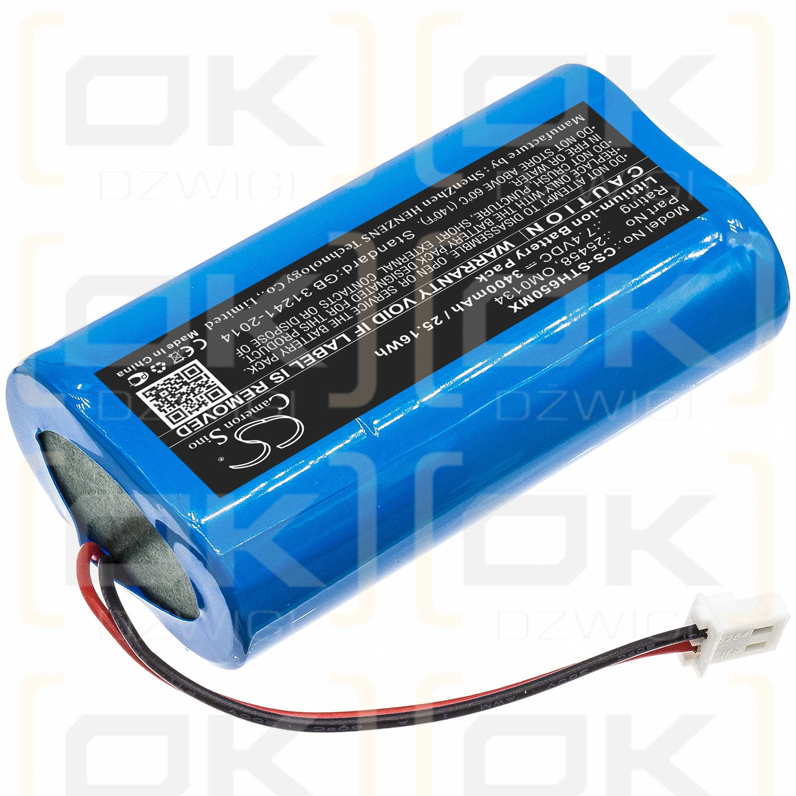 SurgiTel Odyssey Analógico / 25458 3400mAh Li-ion 7.4V (Cameron Sino)