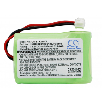 France Telecom Amarys 465SF / NR800D01H3C120 500mAh Ni-MH 3.6V (Cameron Sino)