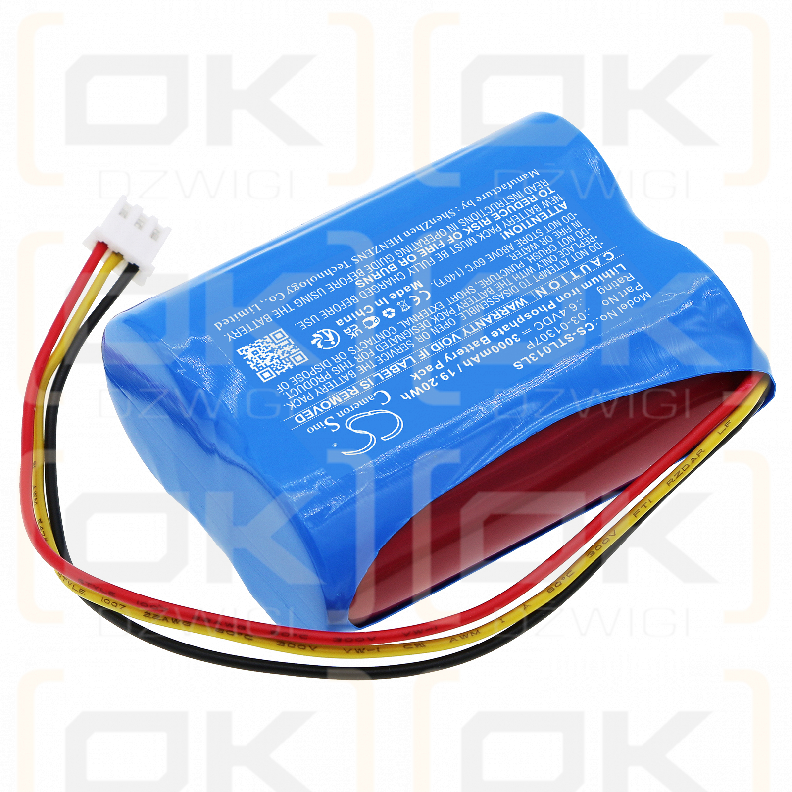 Stanilite PEJLRFCM-6 / 03-01307P 3000 mAh LiFePO4 6,4 V (Cameron Sino)