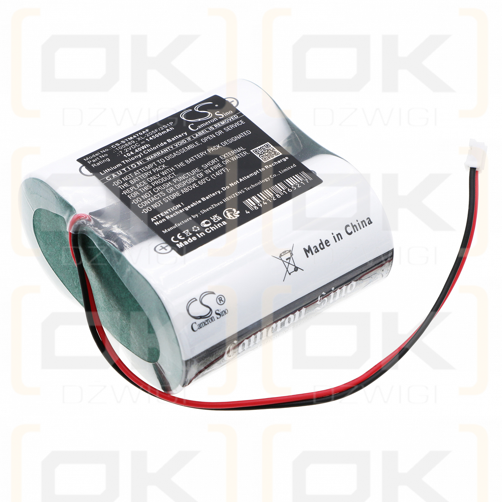 Medidores Seametrics iMAG4600 / 100889 14500mAh Li-SOCl2 7.2V (Cameron Sino)
