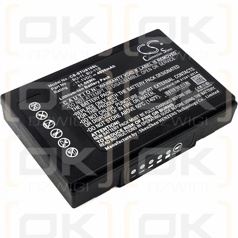 Sumitomo TYPE-71M / BU-11 4600mAh Li-ion 11.1V (Cameron Sino)