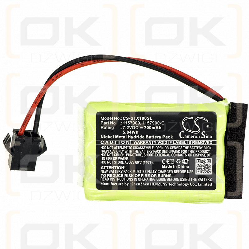 Tri-Tronics Upland Special XLS / 1157900 700mAh Ni-MH 7.2V (Cameron Sino)