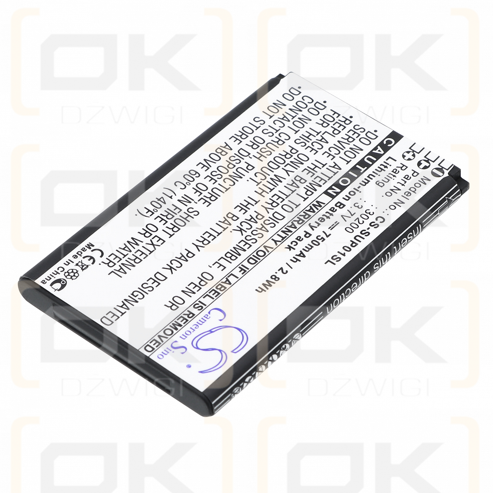 Callaway uPro Go / 30200 750 mAh Li-Ion 3,7 V (Cameron Sino)