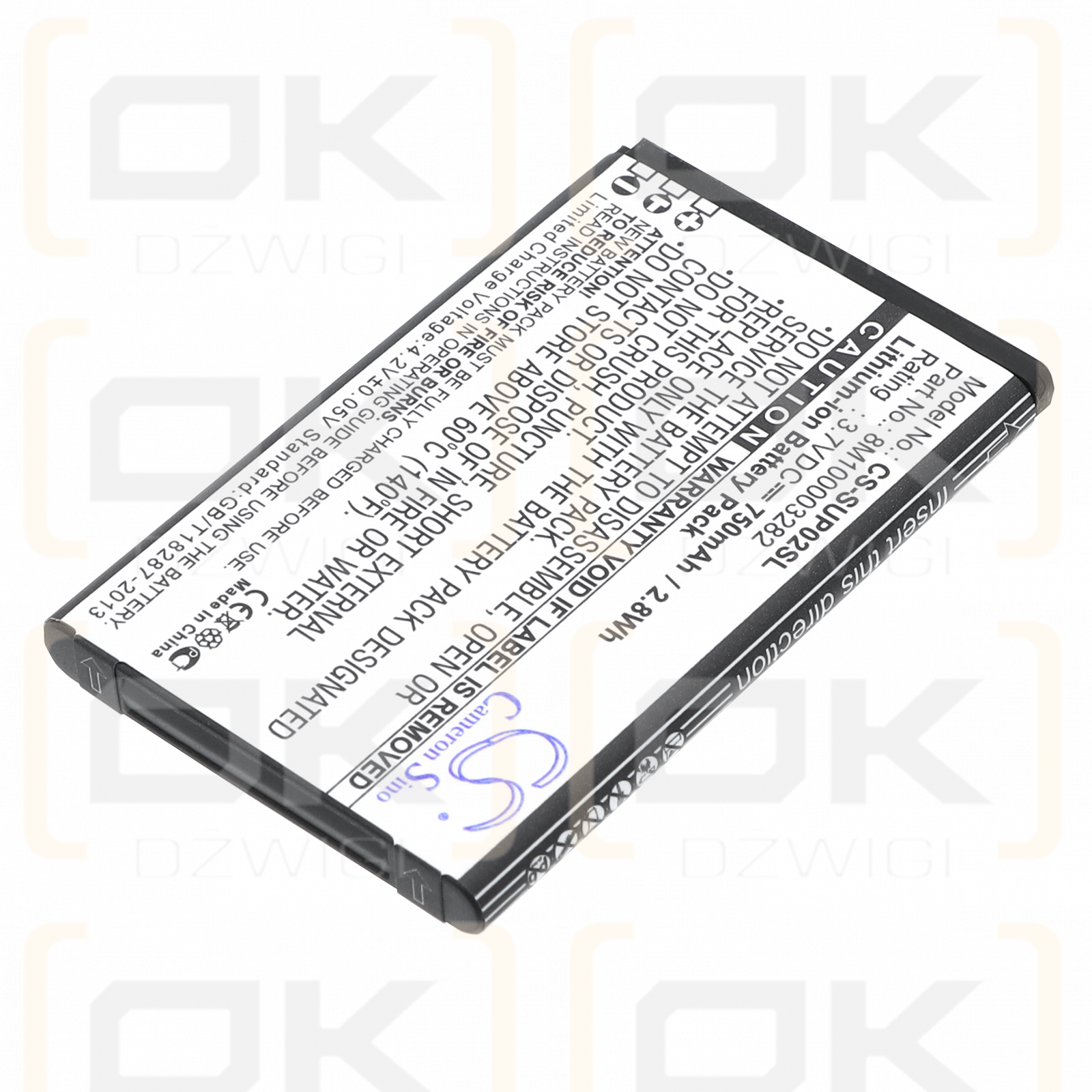 Callaway Uplay / 8M100003282 750 mAh Li-ion 3,7 V (Cameron Sino)