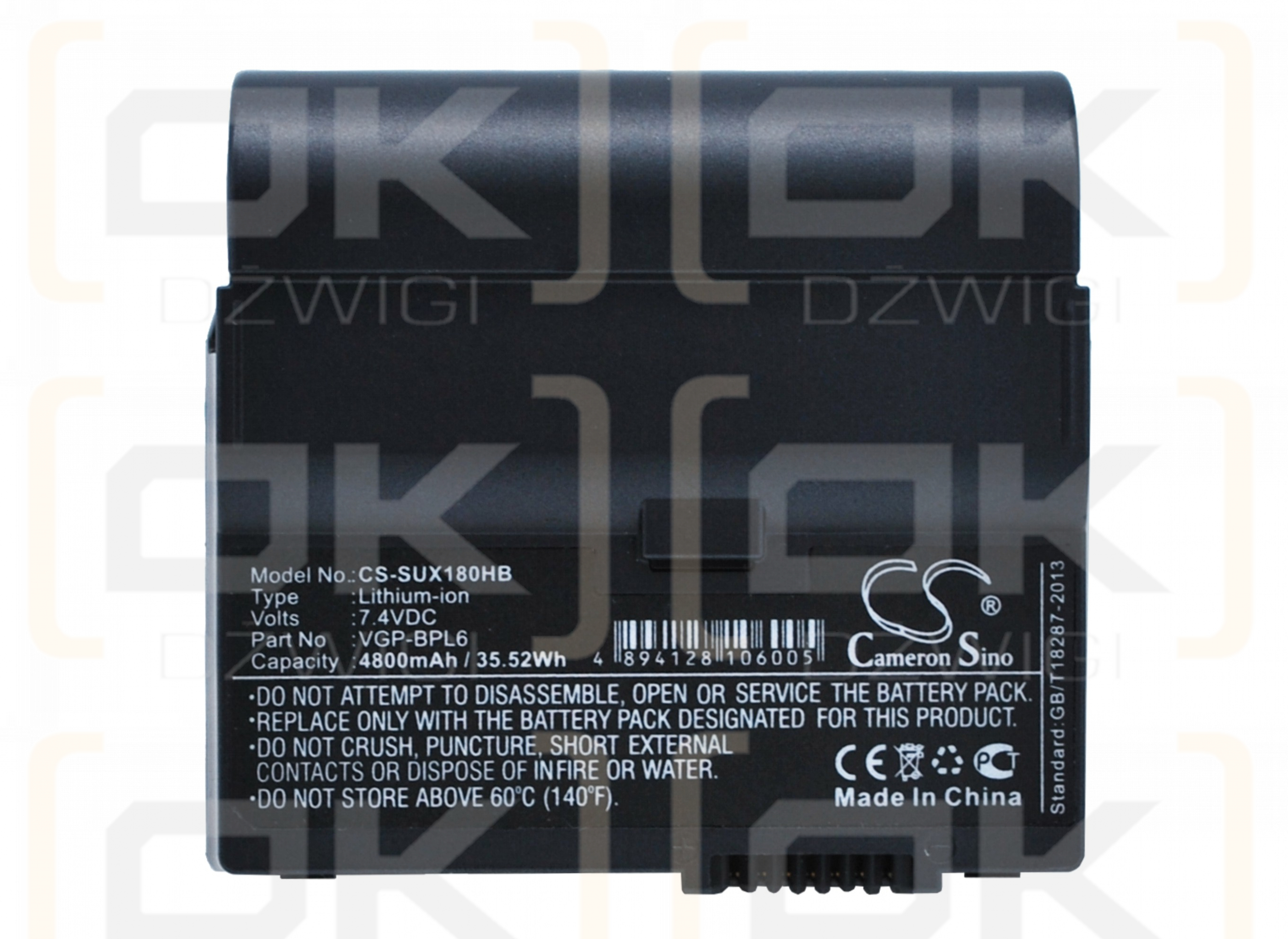 Sony VAIO VGN-UX92S / VGP-BPL6 4800 mAh Li-ion 7.4 V (Cameron Sino)