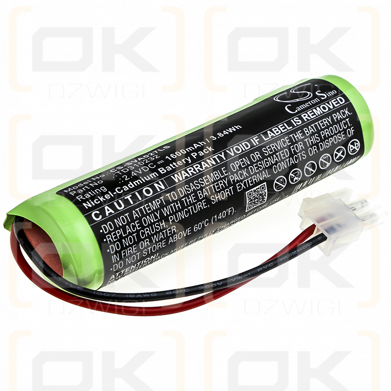 Schneider OVA LUXA / TD310232 1600 mAh Ni-CD 2,4 V (Cameron Sino)