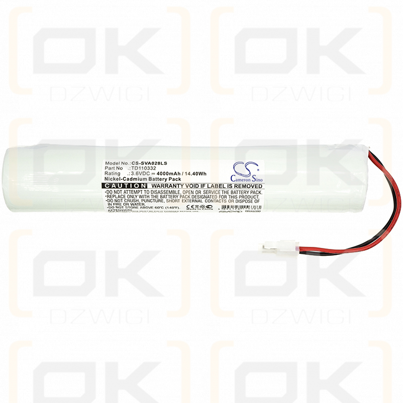 Schneider EVX Ferro / TD110332 4000 mAh Ni-CD 3,6 V (Cameron Sino)