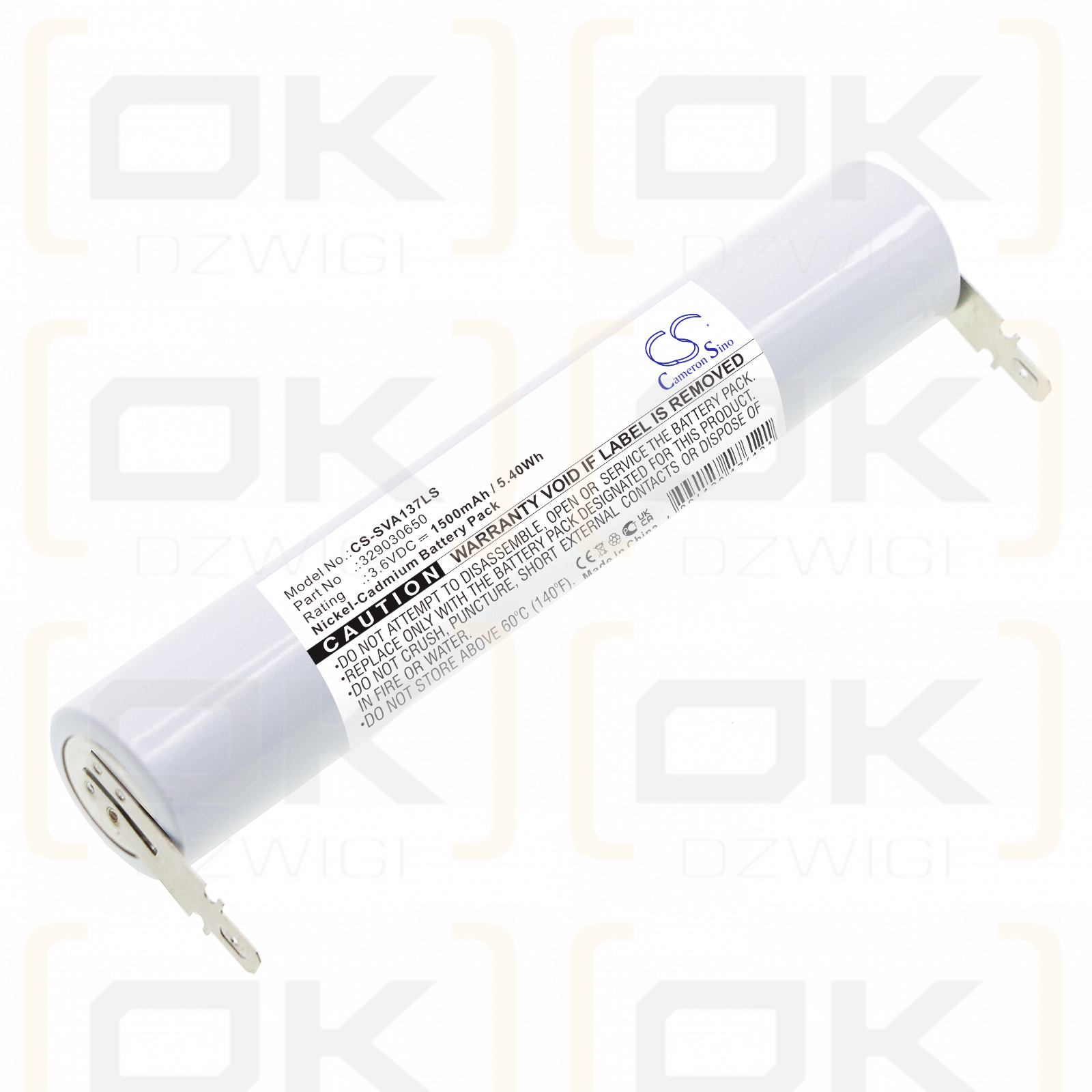 Schneider VTD137/329030650 1500mAh Ni-CD 3.6V (Cameron Sino)