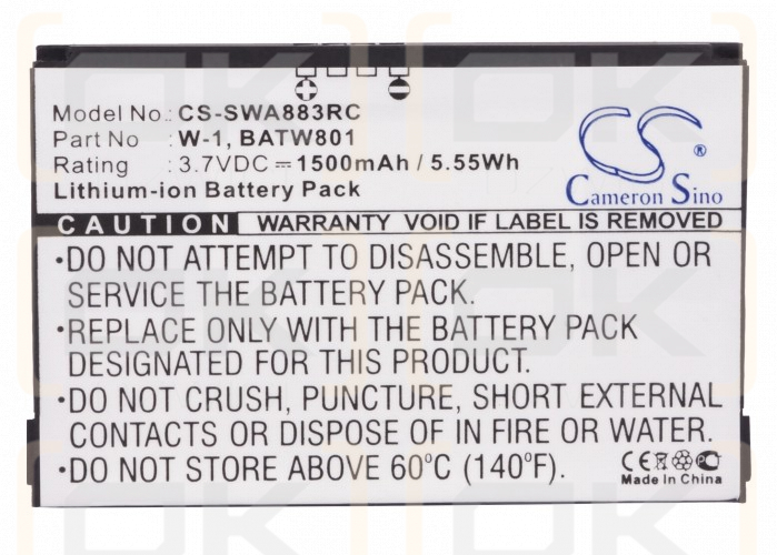 Sierra Wireless W802S / W-1 1500mAh Li-ion 3.7V (Cameron Sino)